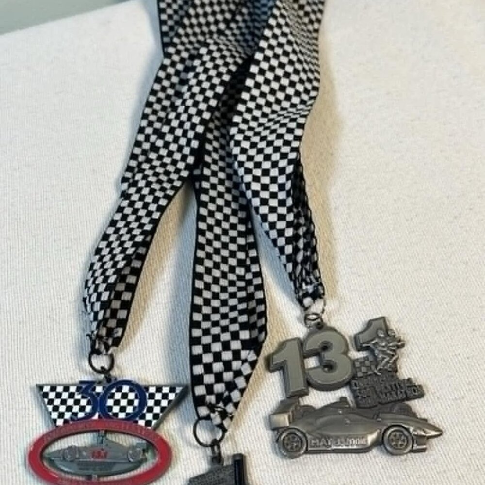 Indianapolis Life‎ 500 Festival Mini Marathon Medals Set of 3 2006 2007 2008